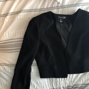 Cropped black Blazer